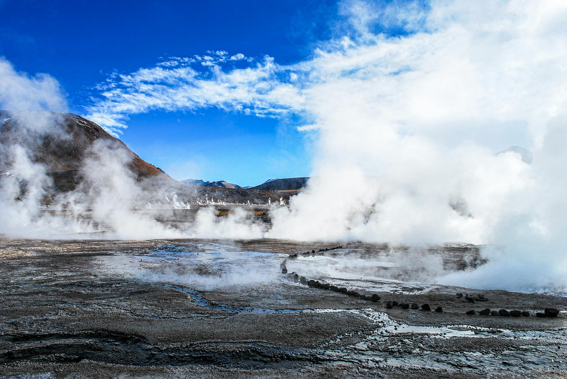 El Tatio Geothermal Field in Chile