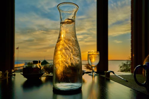 Foto d'estoc gratuïta de aigua, ampolla, ampolla de vidre