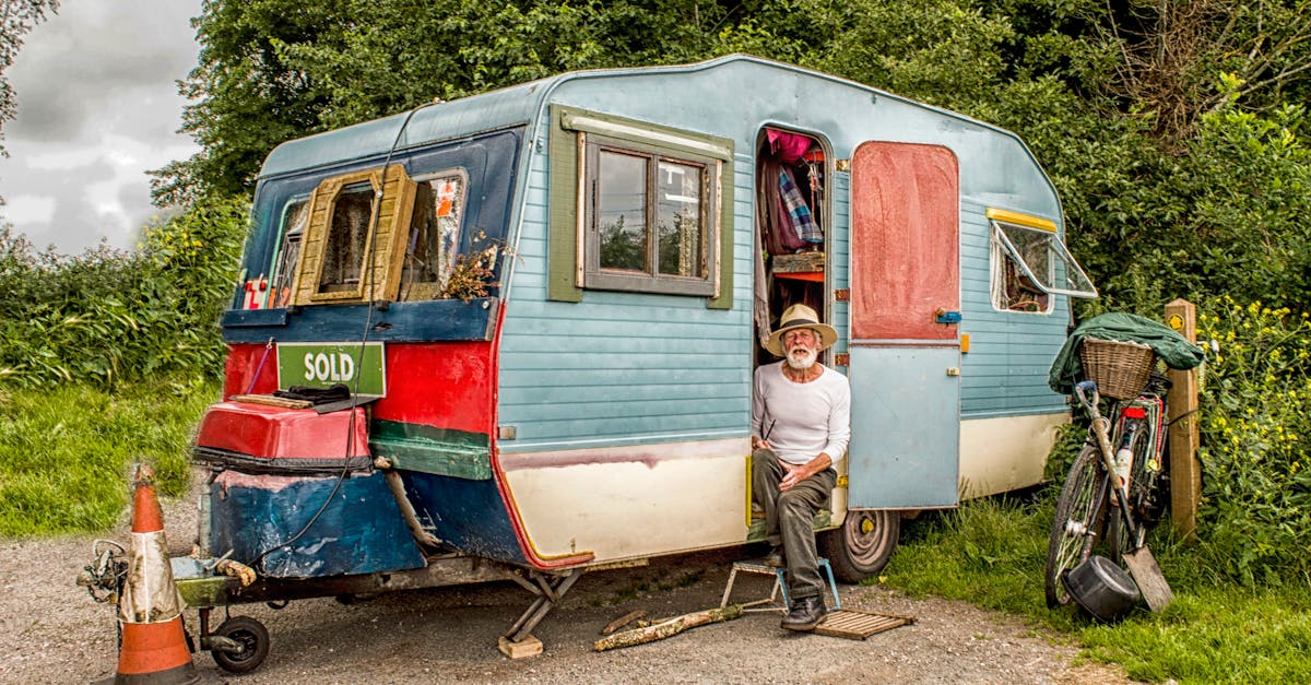 Free stock photo of caravan, gypsy, old man