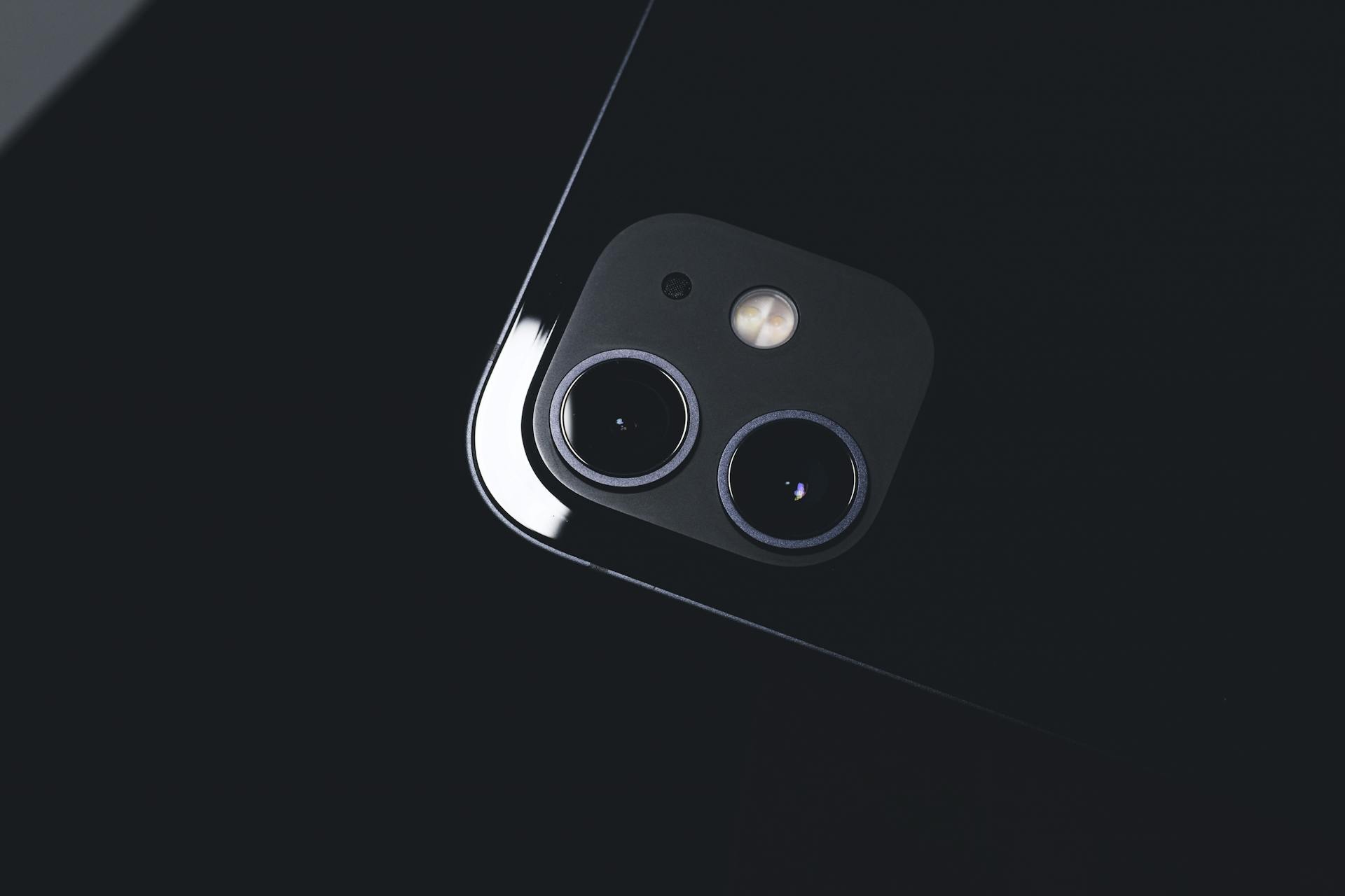 Close-up Photo of a Mobile Phone's Camera