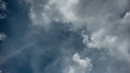 White Cotton-like Cloud in the Sky