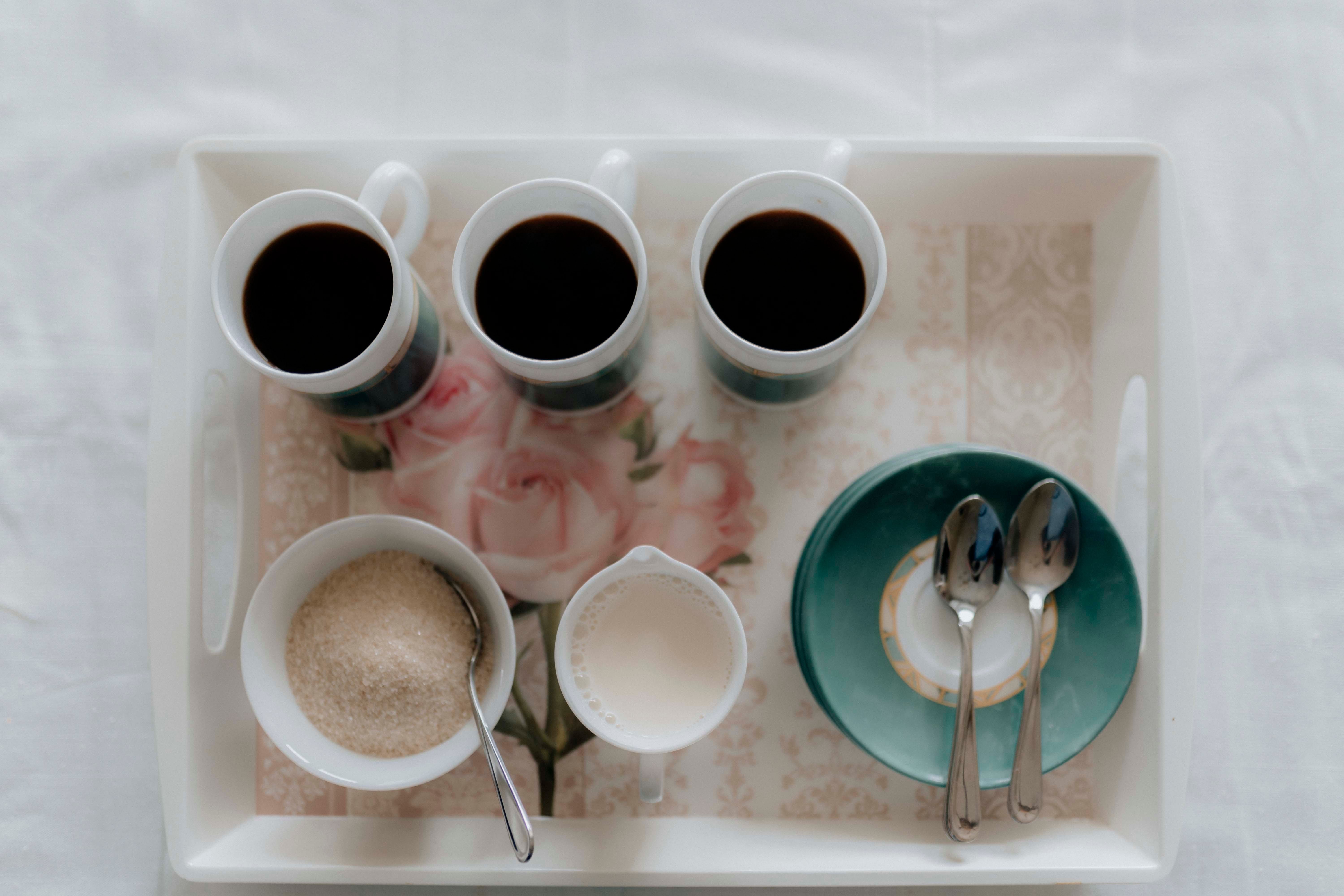 mofo gasy breakfast tray with coffee