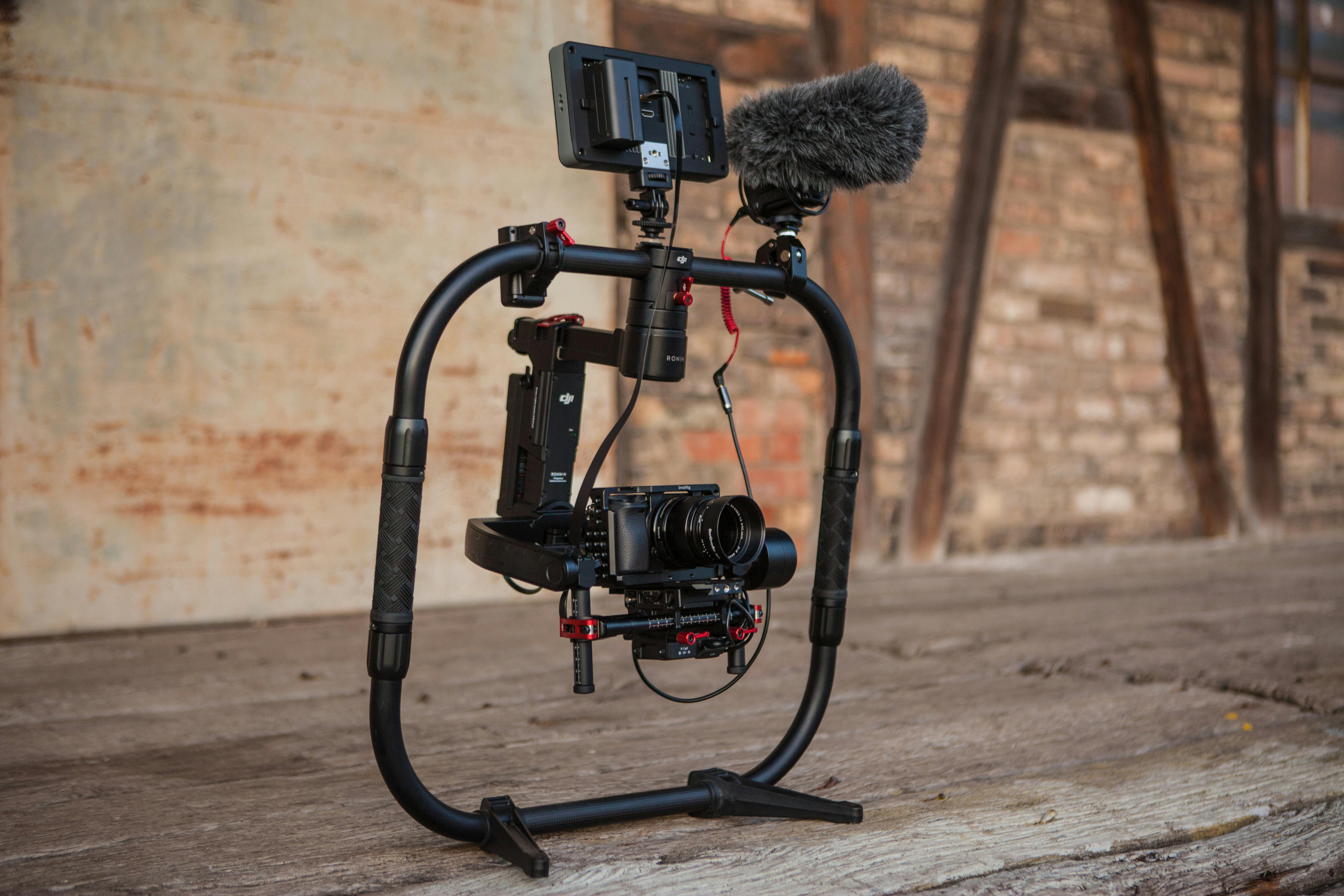 Black Camera With Stand · Free Stock Photo