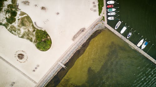 Aerial Shot Of Jetty