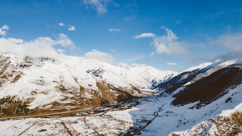 Snow-Covered Mountains