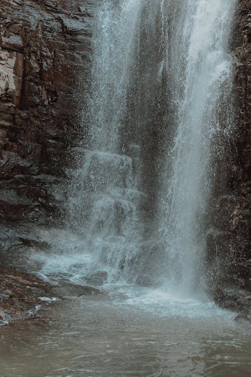 Close-up of Waterfall Bottom 