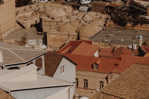 Roofs of Buildings in Town