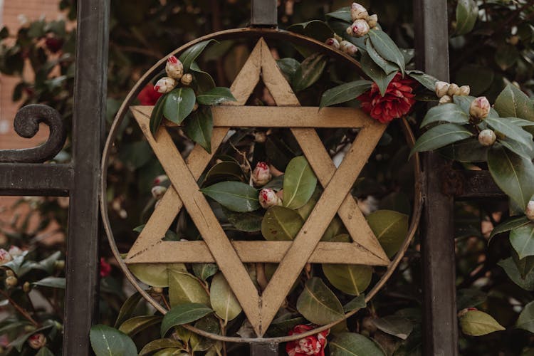 Wooden Star Of David