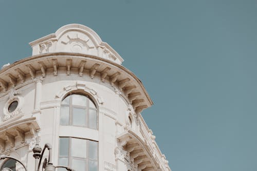 Clear Sky over Building