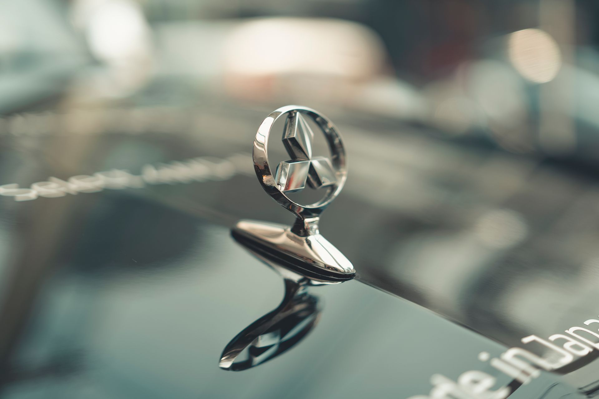 Close-Up Shot of a Mitsubishi Car
