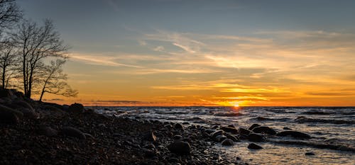 Kostnadsfri bild av gryning, hav, havsområde