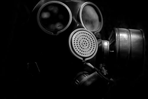 Close-up Photo of Gas Mask 