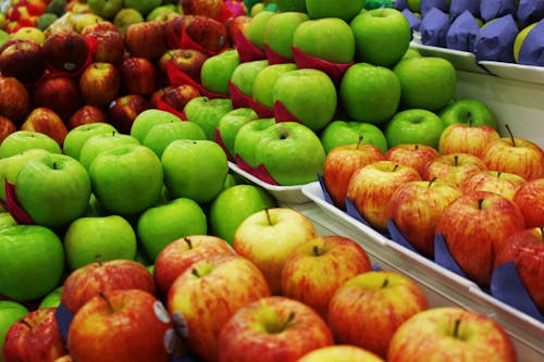 Apples in Various Colors 