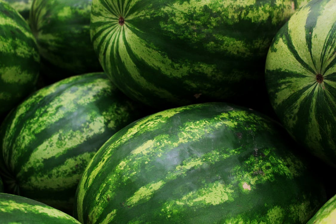 Close-Up Shot of Watermelons