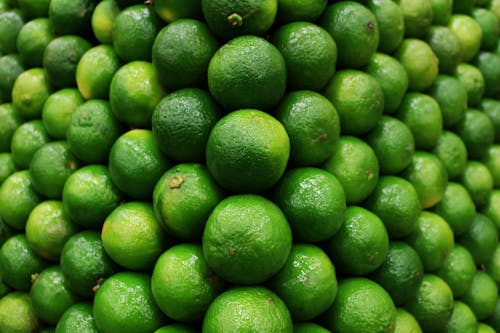 Close-Up Shot of Limes