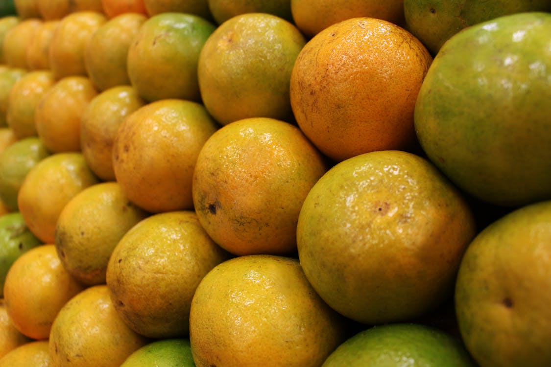 Close-Up Shot of Oranges