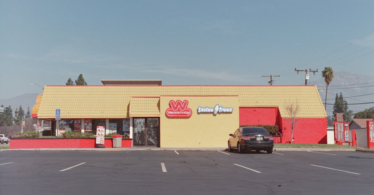 Empty Parking Lot At Restaurant During Peak Dinner Hours