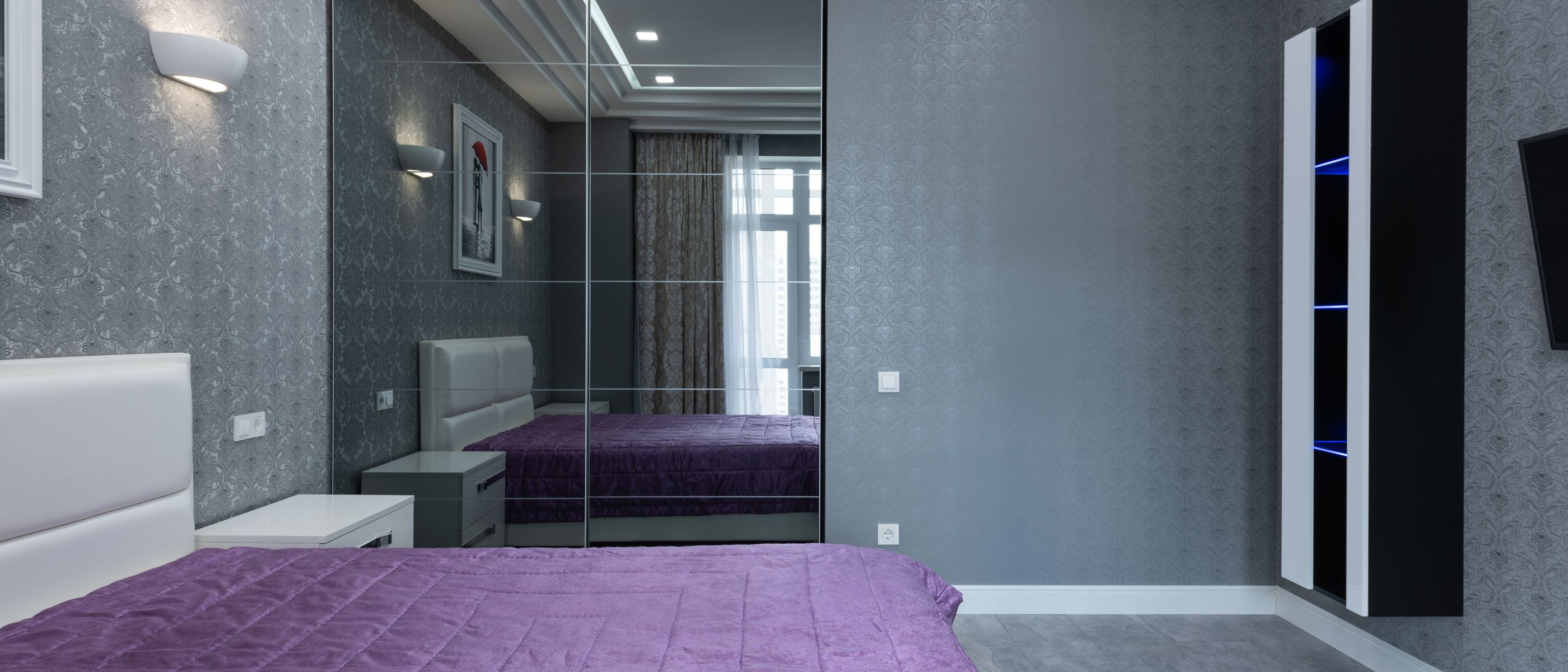 Interior Painting in Upton Park — dust sheets down and the room fully protected