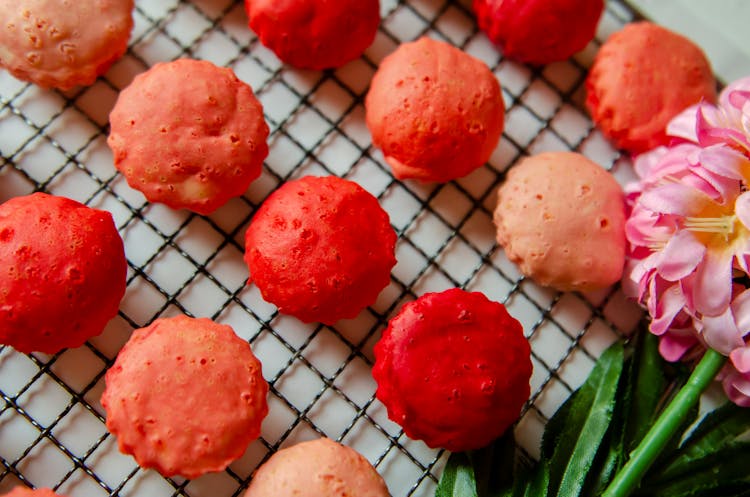 Top View Of Malaysian Kuih