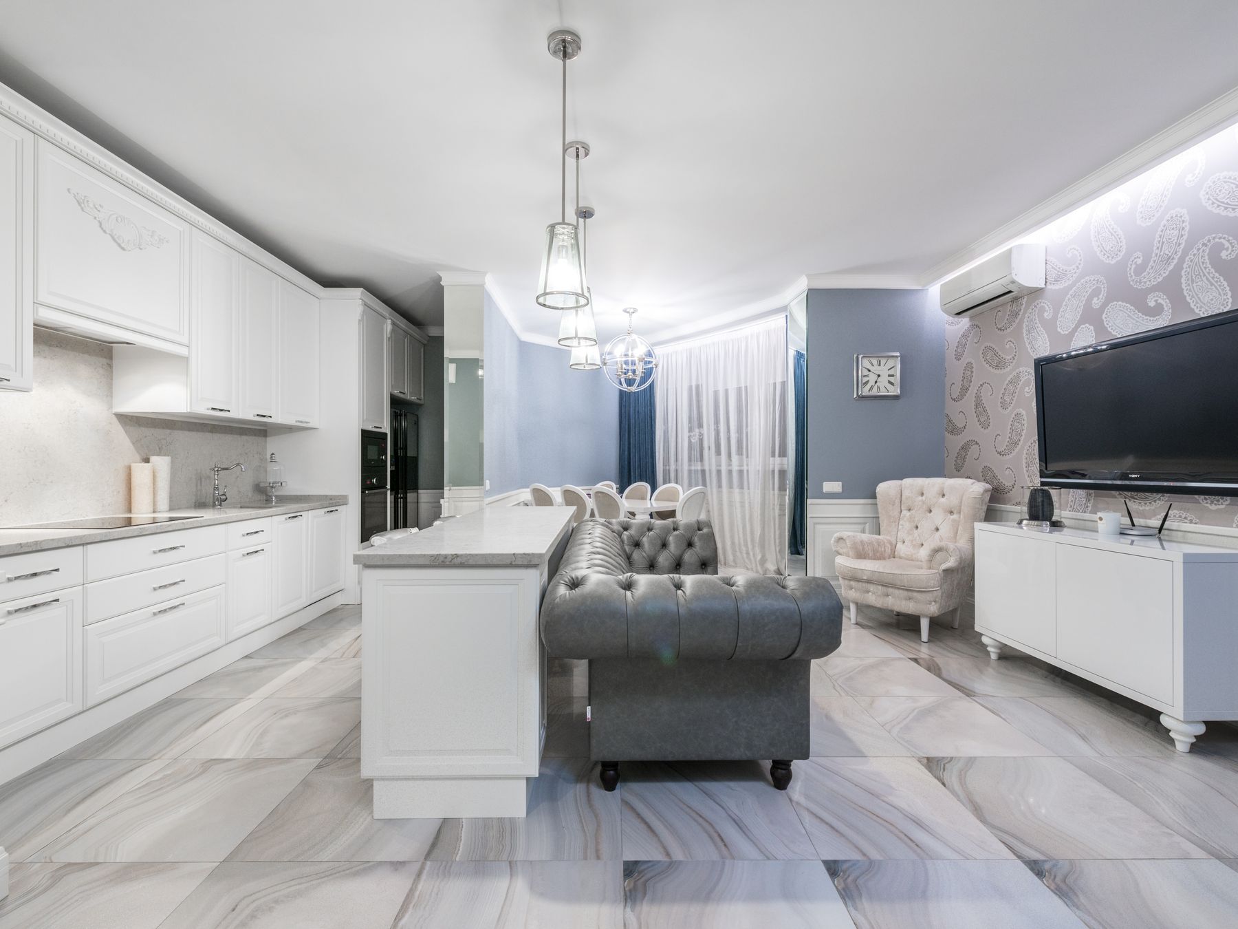 Frampton Cotterell — professional movers carrying furniture on a house move