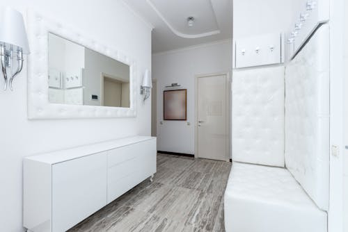 Photo of a White Interior of an Apartment