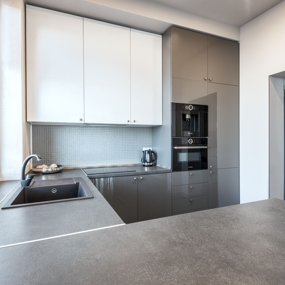 End of Tenancy Decorating in Hackney — surfaces prepped and cut in by hand
