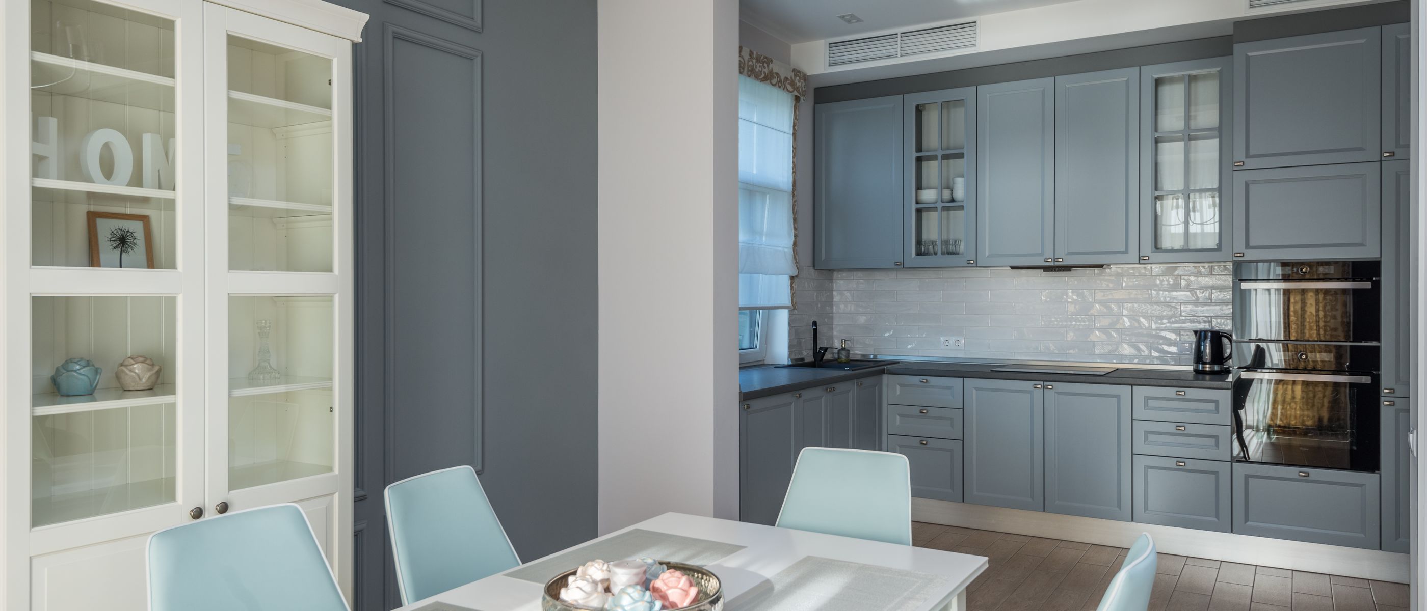 Kitchen Spraying in Stoke Newington — walls rolled to an even, flat finish