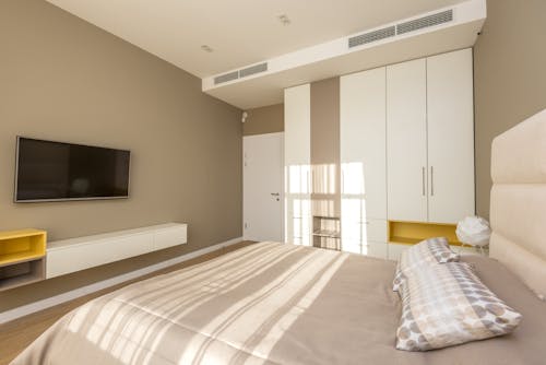 Free A Modern Design Bedroom Stock Photo