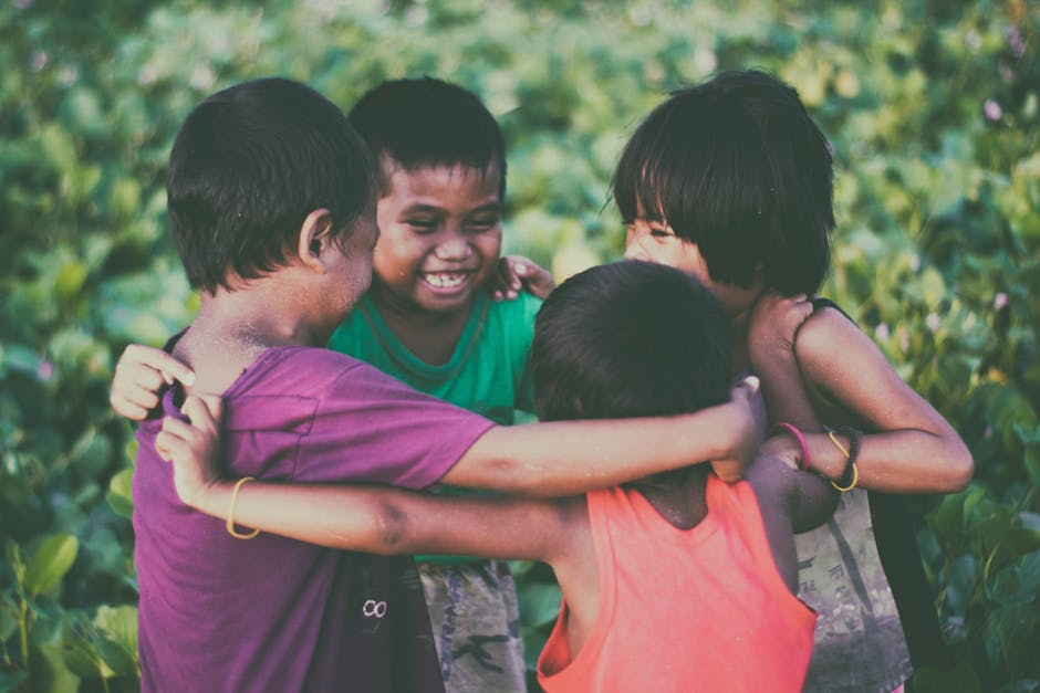 Four Toddler Forms Circle Photo