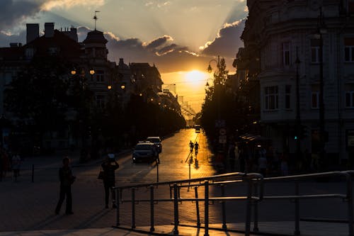 구시가지, 도로, 리투아니아의 무료 스톡 사진