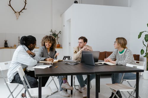 Free A People Having a Business Meeting  Stock Photo