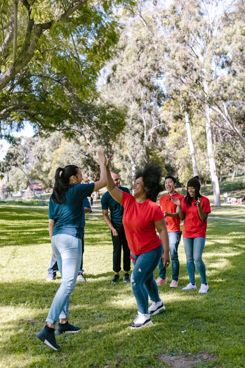 Women Giving A High Five