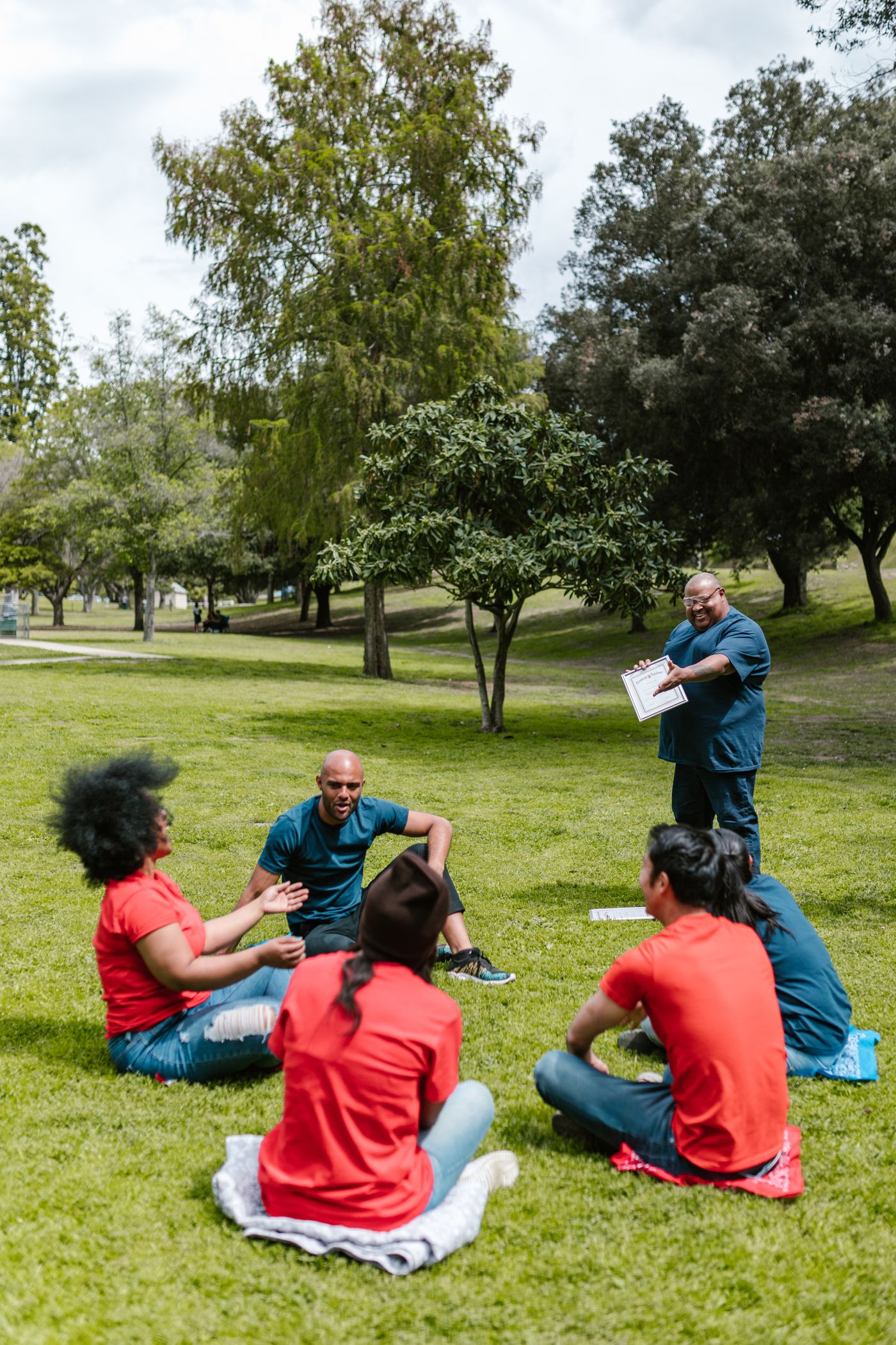 Light home activity during recovery, such as a short supervised stretch