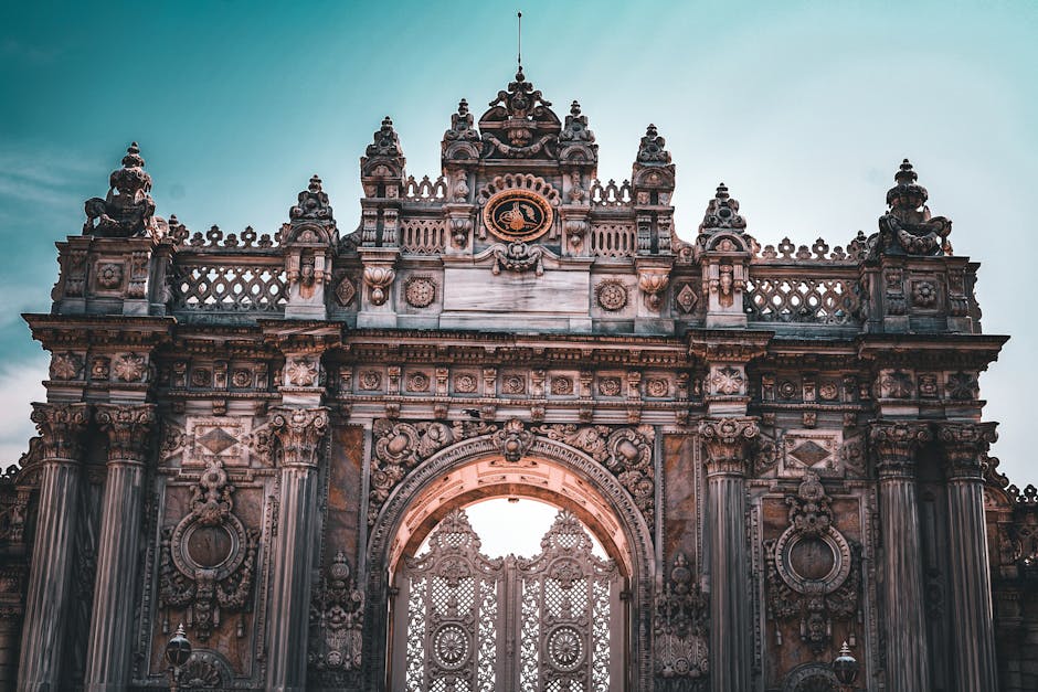 Wrought iron gate with intricate design - iron fence gate Wrought iron gate with intricate design - iron fence gate