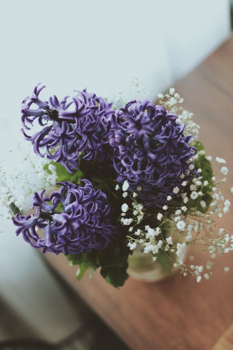 Hyacinth Bouquet In Vase