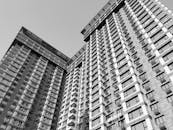 Low-Angle Shot of a Residential Building