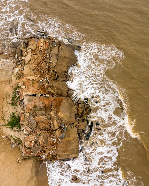 คลังภาพถ่ายฟรี ของ กระปะทะ, คลื่น, ชายหาด