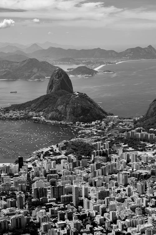 Gratis Fotos de stock gratuitas de bahía, blanco y negro, Brasil Foto de stock
