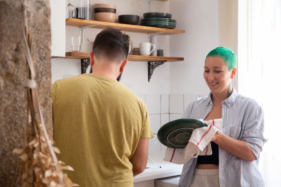 shared kitchen or hallway where schedules overlap keeping a shared routine from breaking down during a rushed handoff lifestyle photo 2
