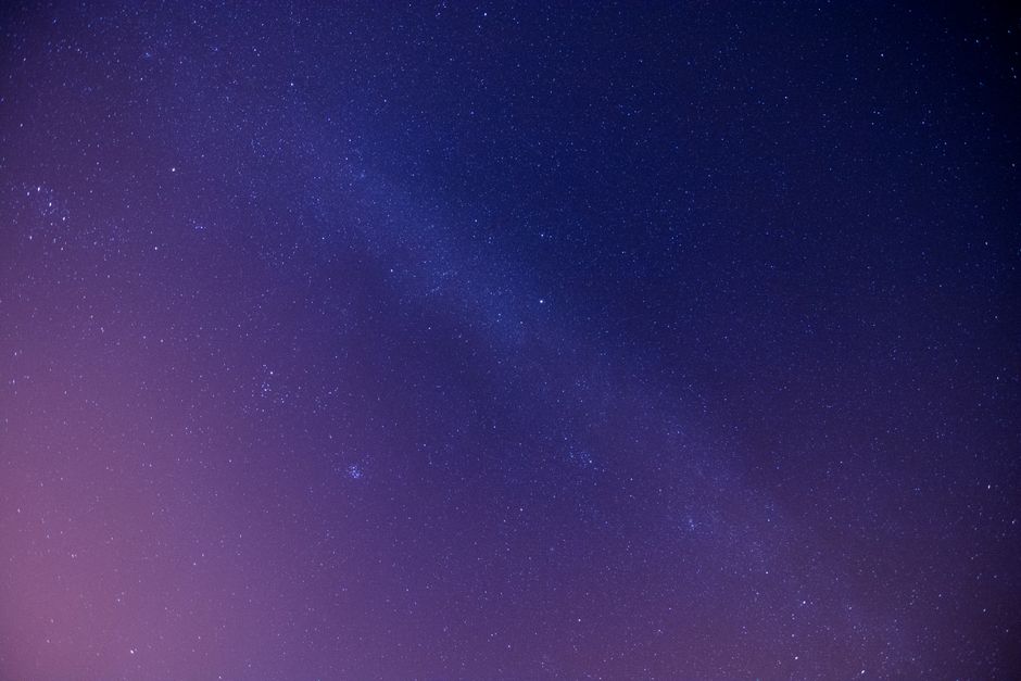 Beautiful view of a starry night sky showcasing the cosmos in Kulpin, Serbia.