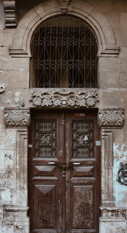 Brown Wooden Door 