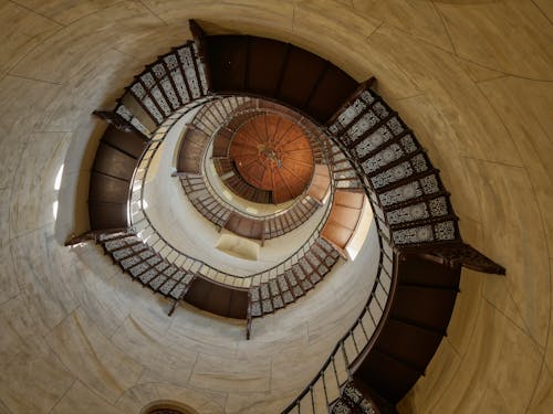 Free stock photo of ceiling, spiral, spiral staircase
