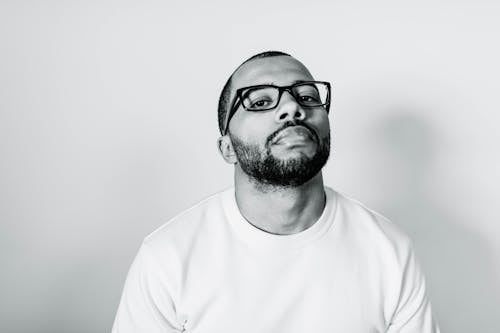 アイウェア, あごひげ, アフリカ系アメリカ人の無料の写真素材