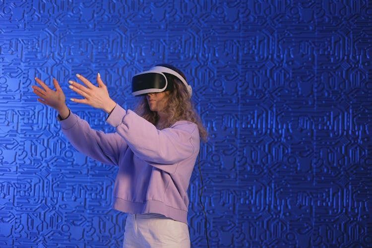 Woman With VR Goggles