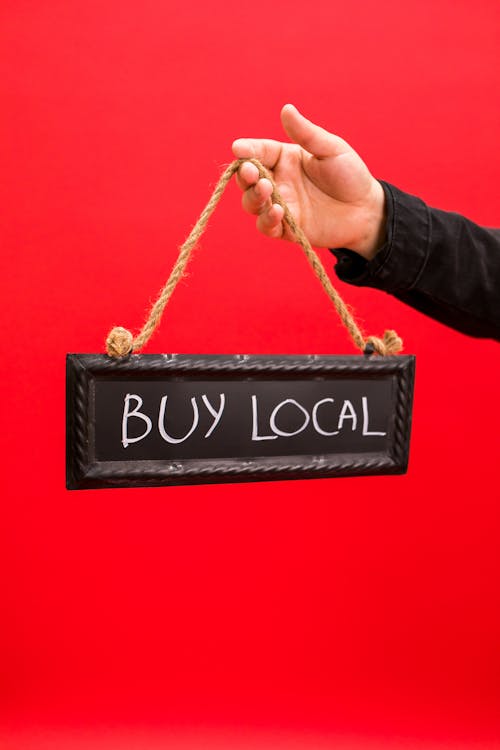 A Buy Local Signage