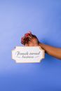 Woman Holding Happy Birthday Greeting Card