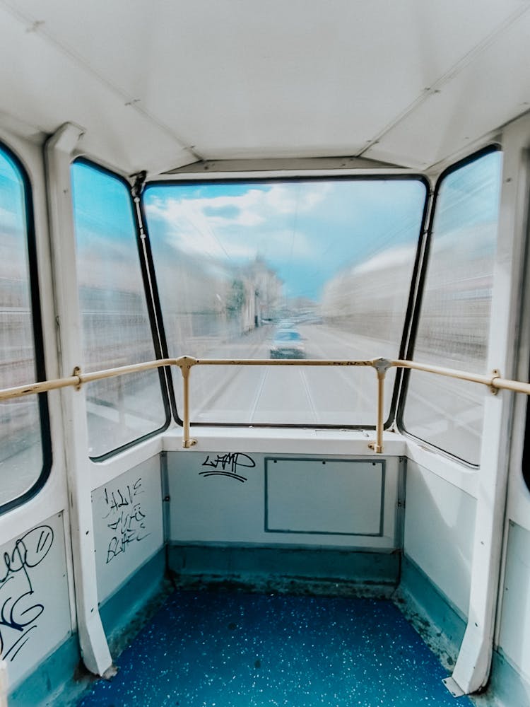 View From Interior Of Tram