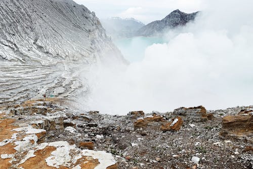 Geothermal Land in Rocky Mountains 