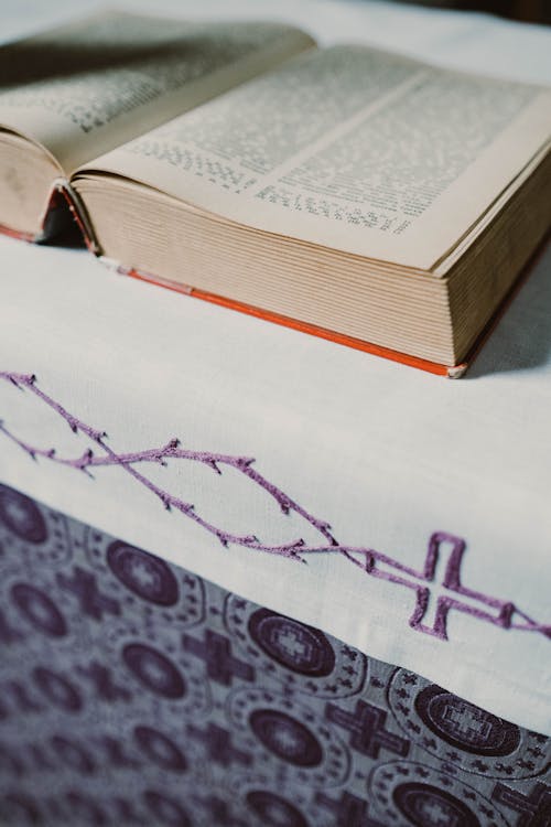 Free Holy Bible on the Table Stock Photo