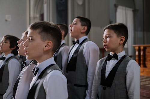 Choir of Boys in Church